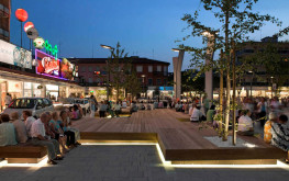 The Evening walk at the main street