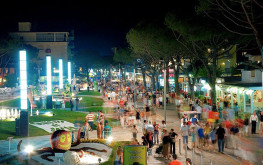 The Evening walk at the main street